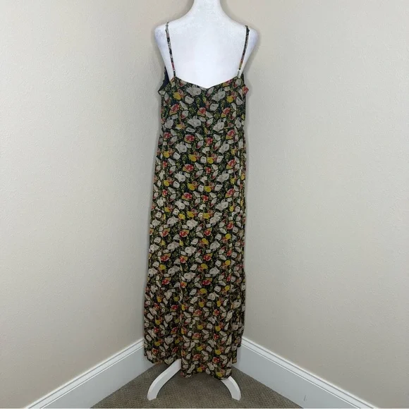 J. Crew Mercantile Sweet Pea Floral Sleeveless Tiered Maxi Dress Sundress Sz 14 - Picture 9 of 16